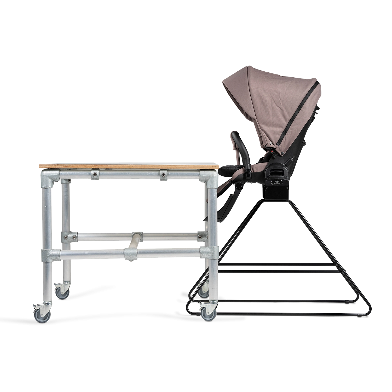 my junior® HOMEBASE Châssis de berceau pour nacelle / siège sport My Junior Kinderwagen - my junior® HOMEBASE Châssis de berceau pour nacelle / siège sport