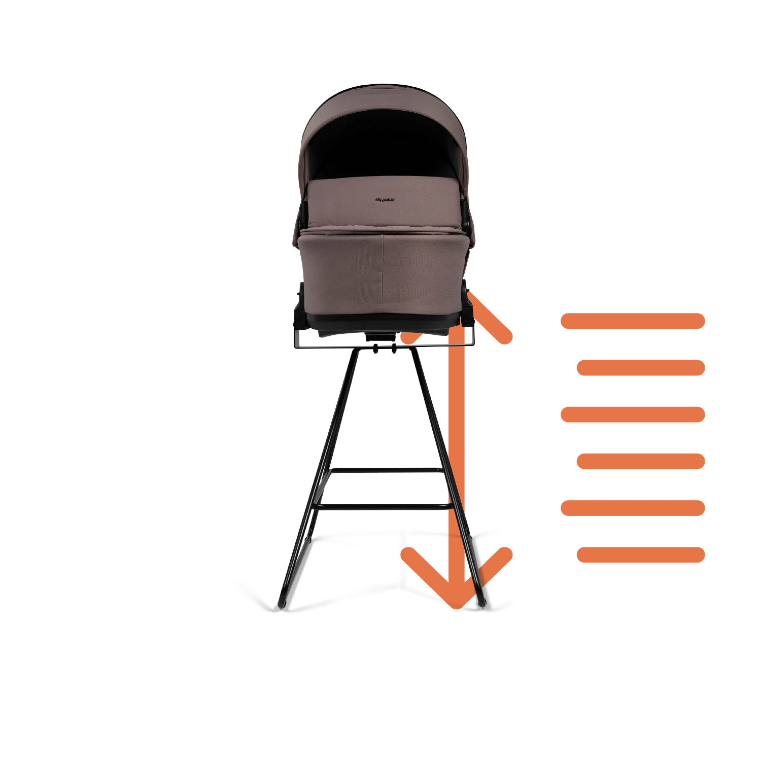 my junior® HOMEBASE Châssis de berceau pour nacelle / siège sport My Junior Kinderwagen - my junior® HOMEBASE Châssis de berceau pour nacelle / siège sport