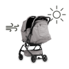 my junior® PICO2 mit Wanne – Klappbar, Ergonomischer Sitz, Optimale Belüftung und Sonnendach