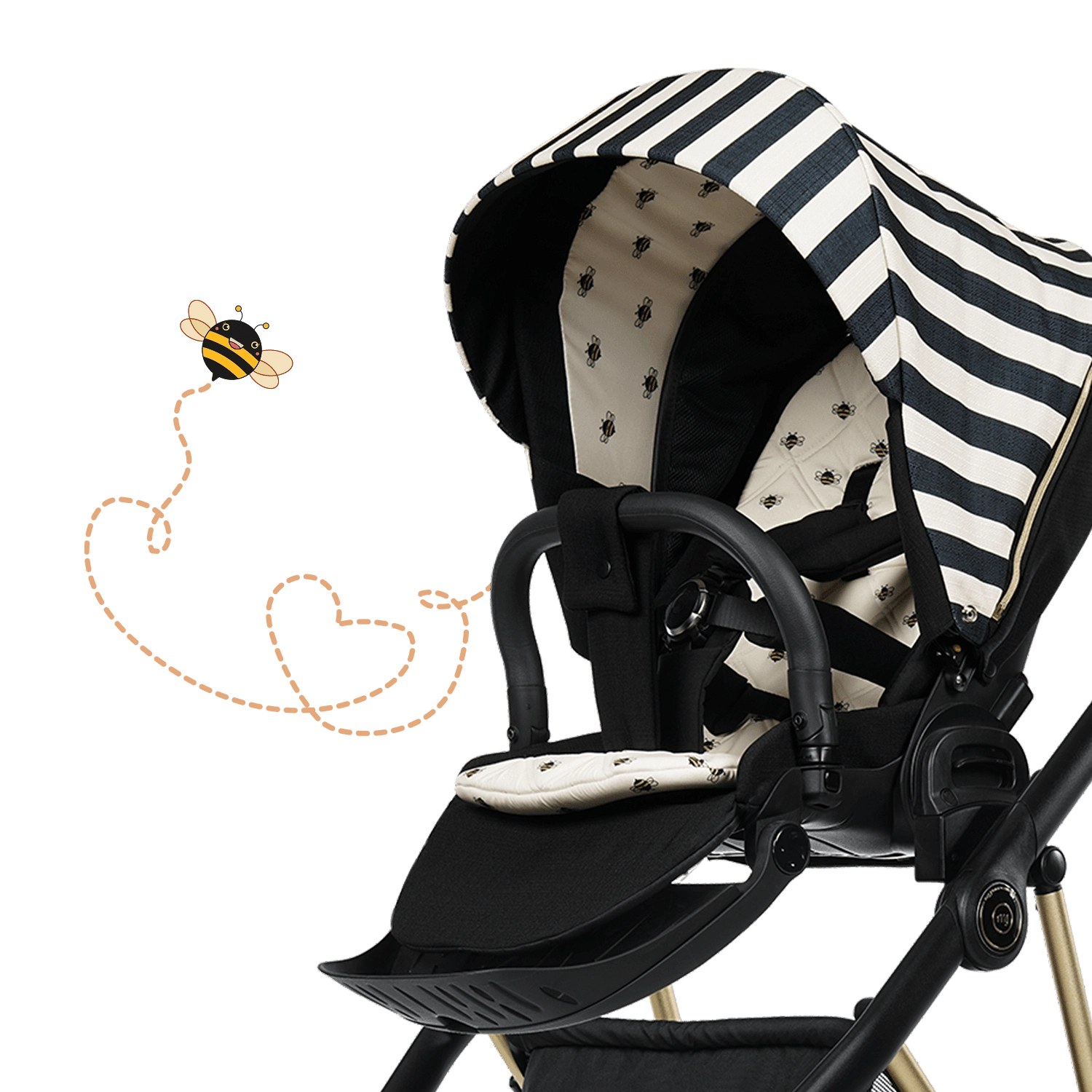 my junior® VIGO Limited Edition Bee My Junior Kinderwagen - my junior® VIGO Limited Edition Bee
