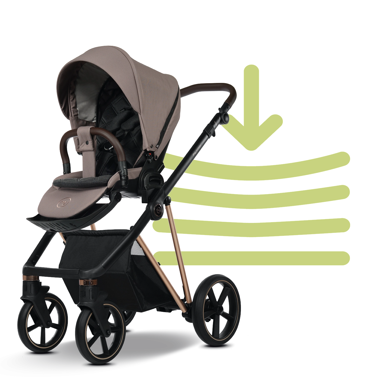 my junior® VIGO housse de siège sport en bambou My Junior Kinderwagen - my junior® VIGO housse de siège sport en bambou