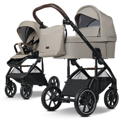 my junior® VITA unique³ - Poussette compacte avec 6 suspensions, capote XXL & siège sport ergonomique