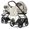 my junior® VIGO x Sarah Engels – Luxus Kinderwagen mit XXL-Sonnenverdeck, Federung & unplattbaren Luftkammerreifen