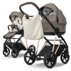 my junior® VIGO x Sarah Engels – Luxus Kinderwagen mit XXL-Sonnenverdeck, Federung & unplattbaren Luftkammerreifen