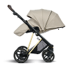 my junior® VIGO x Sarah Engels - Poussette de luxe avec capote XXL, suspension & pneus à chambre à air non tassés my junior® VIGO x Sarah Engels - Poussette de luxe avec capote XXL, suspension & pneus à chambre à air non tassés
