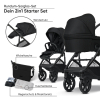 my junior® VITA unique³ – Kompakter Kinderwagen mit 6-fach-Federung, XXL Verdeck & ergonomischem Sportsitz