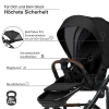 my junior® VITA unique³ – Kompakter Kinderwagen mit 6-fach-Federung, XXL Verdeck & ergonomischem Sportsitz