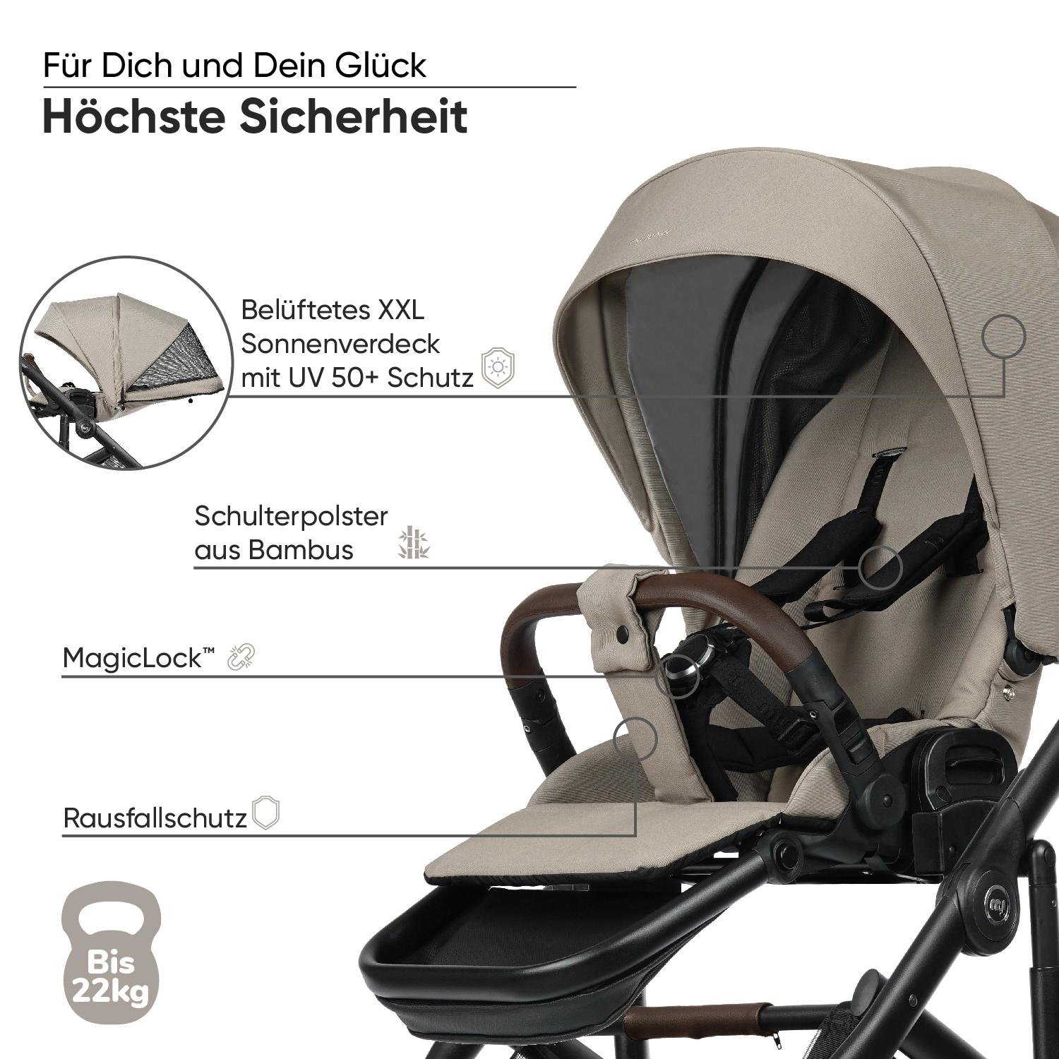 my junior® VITA unique³ My Junior Kinderwagen - my junior® VITA unique³