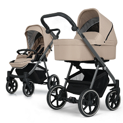 my junior® NOAX² - Poussette compacte avec un grand confort de conduite et beaucoup d'espace de rangement