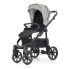 my junior® MIYO² Kinderwagen – Allrad-Federung, 360° schwenkbare Luftkammerreifen & große Babywanne