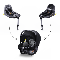 my junior® BEAM Bundle – Babyschale mit ISOFIX Base für sicheren Fahrkomfort