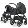 my junior® MIYO² Kinderwagen – Individuell verstellbare Federung & 360° schwenkbare Luftkammerreifen