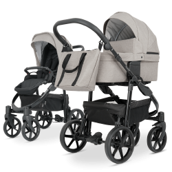 my junior® MIYO² Kinderwagen – Individuell verstellbare Federung & 360° schwenkbare Luftkammerreifen