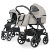 my junior® MIYO² Poussette - Suspension réglable individuellement & roues à chambre à air pivotantes à 360