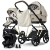 my junior® VIGO x Sarah Engels – Luxus Kinderwagen mit XXL-Sonnenverdeck, Federung & unplattbaren Luftkammerreifen