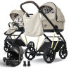 my junior® VIGO x Sarah Engels – Luxus Kinderwagen mit XXL-Sonnenverdeck, Federung & unplattbaren Luftkammerreifen