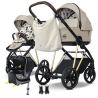 my junior® VIGO x Sarah Engels – Luxus Kinderwagen mit XXL-Sonnenverdeck, Federung & unplattbaren Luftkammerreifen