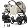 my junior® VIGO x Sarah Engels – Luxus Kinderwagen mit XXL-Sonnenverdeck, Federung & unplattbaren Luftkammerreifen