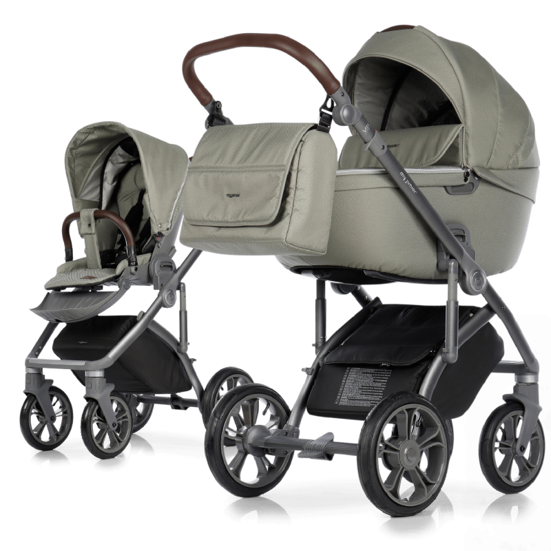 my junior® VITA unique² – Kinderwagen mit 6-fach-SAS Federung, Luftkammerreifen & Aloe Vera Matratze