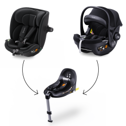 my junior® Modular CAPSULE Bundle – Babyschale, ISOFIX Base und Kindersitz für höchste Sicherheit und Komfort