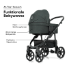 my junior MIYO 2 poussette – Suspension réglable individuellement & roues à chambre à air pivotantes à 360°