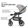 my junior® MIYO² Kinderwagen – Individuell verstellbare Federung & 360° schwenkbare Luftkammerreifen