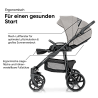 my junior® MIYO² Poussette - Suspension réglable individuellement & roues à chambre à air pivotantes à 360