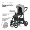 my junior® MIYO² Kinderwagen – Individuell verstellbare Federung & 360° schwenkbare Luftkammerreifen