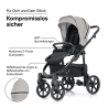 my junior® MIYO² Poussette - Suspension réglable individuellement & roues à chambre à air pivotantes à 360