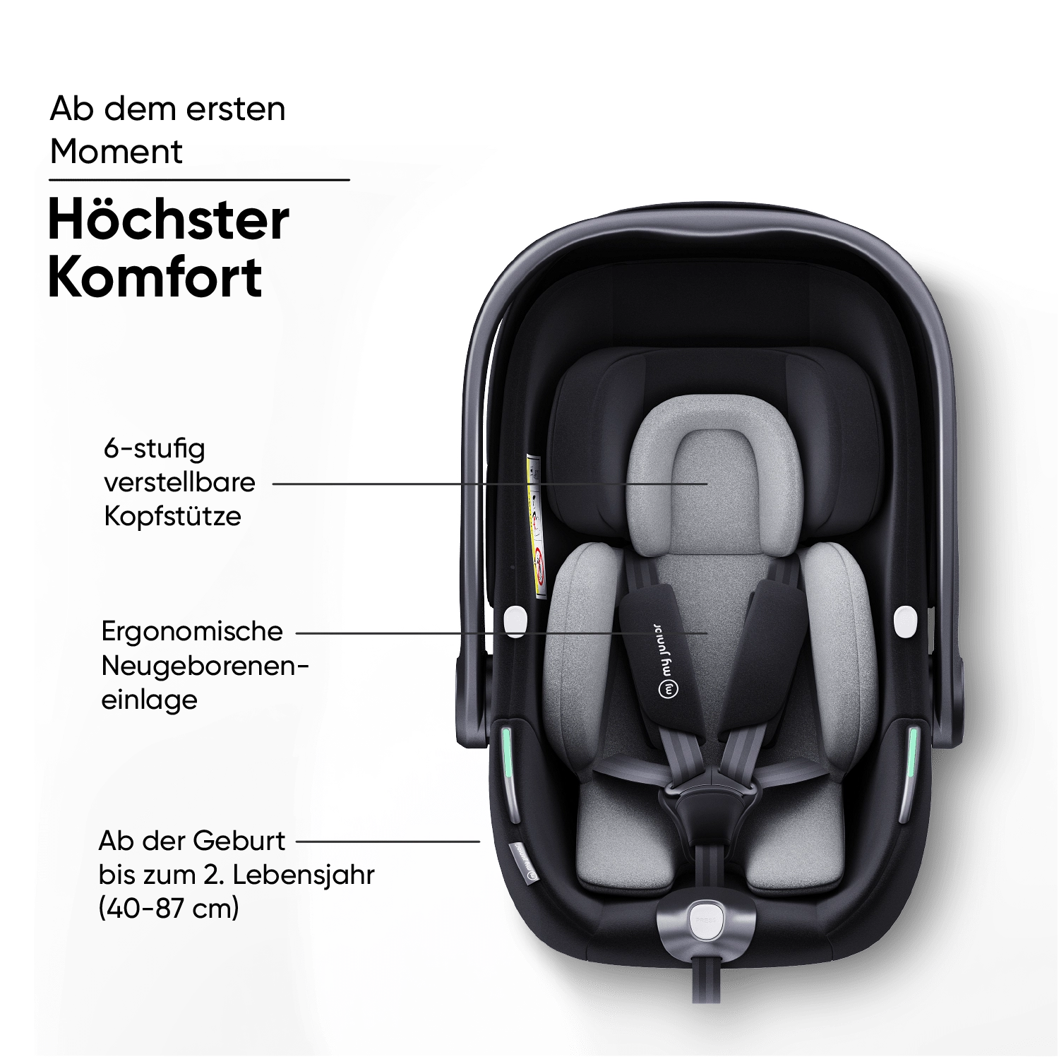 my junior® BEAM i-Size Babyschale My Junior Kinderwagen - my junior® BEAM i-Size Babyschale