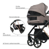my junior® VIGO – Poussette combinée personnalisable avec confort et flexibilité
