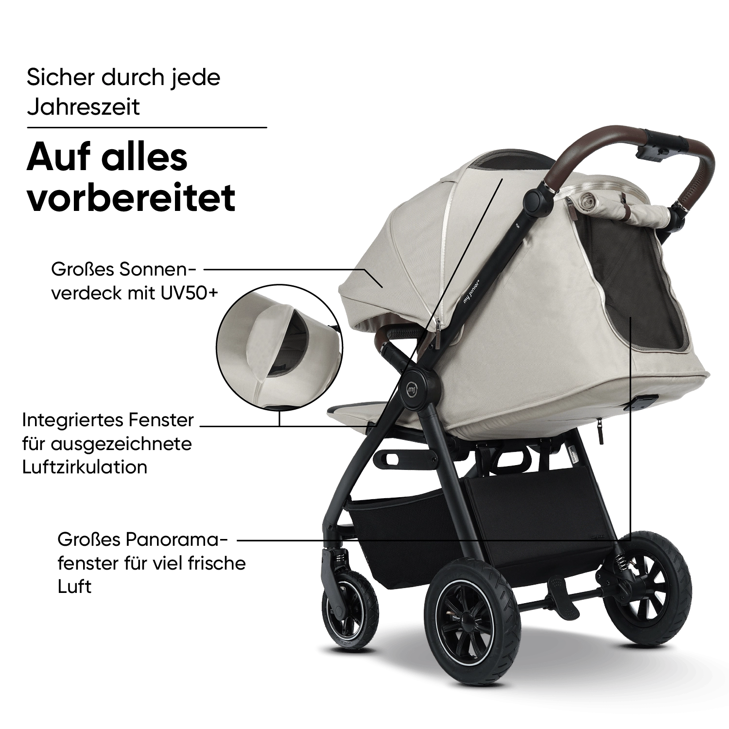 my junior® PLIA² Air
(Note: This phrase appears to be a product name and does not require translation. Product names are typica My Junior Kinderwagen - my junior® PLIA² Air
(Note: This phrase appears to be a product name and does not require translation. Product names are typica