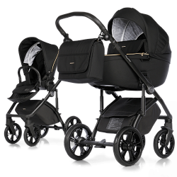 my junior® VITA unique² – Kinderwagen mit 6-fach-SAS Federung, Luftkammerreifen & Aloe Vera Matratze
