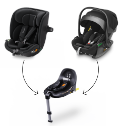 my junior® Zestaw MODULAR CAPSULE – nosidełko, baza ISOFIX i fotelik samochodowy dla najwyższego bezpieczeństwa i komfortu