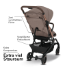 my junior® PICO³ – Kompakter Reisebuggy mit AutoFold™, UV50+ Sonnenschutz & ergonomischem Sitz