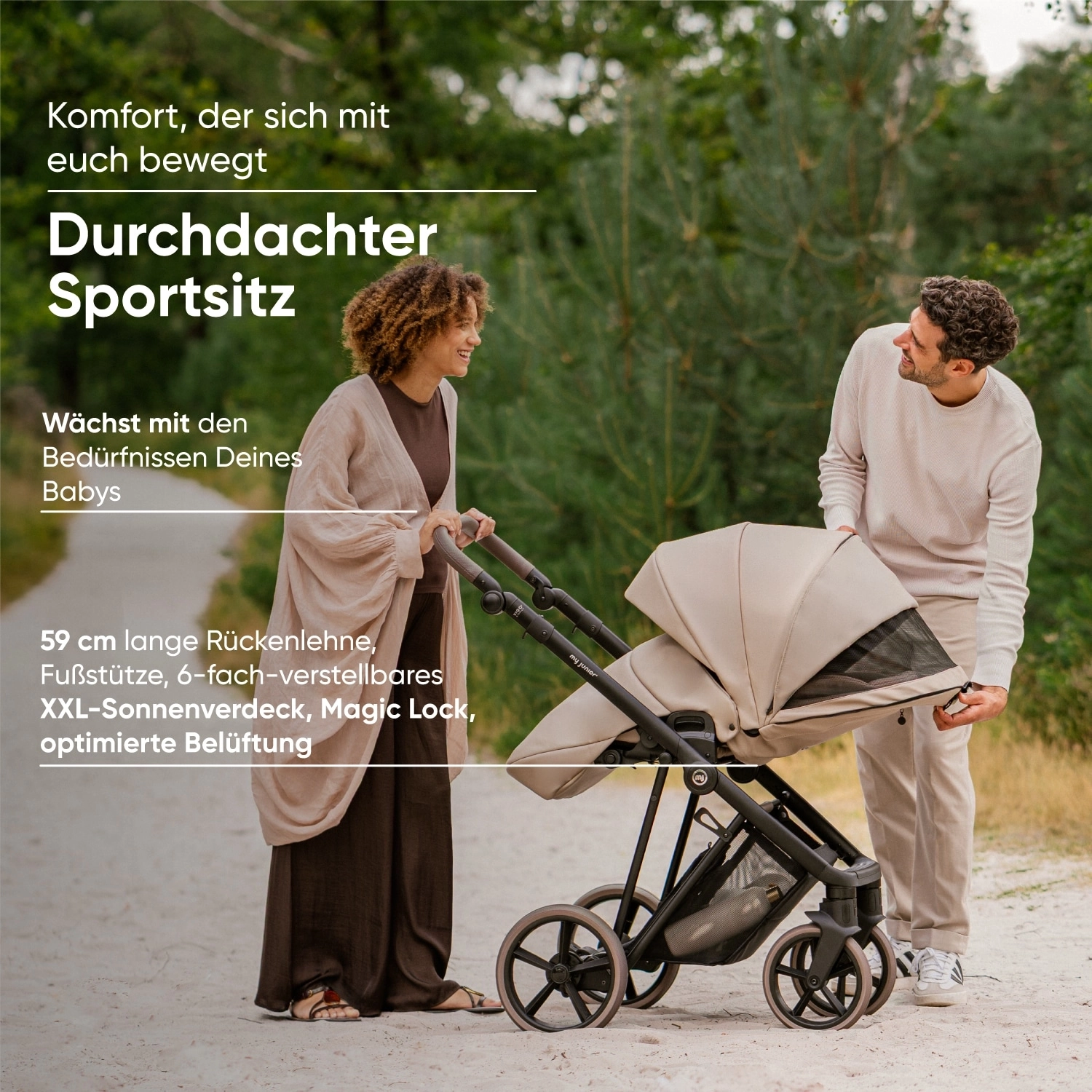 my junior® VIGO² Alcantara My Junior Kinderwagen - my junior® VIGO² Alcantara