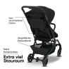 my junior® PICO³ – Compact travel buggy with AutoFold™, UV50+ sun protection & ergonomic seat