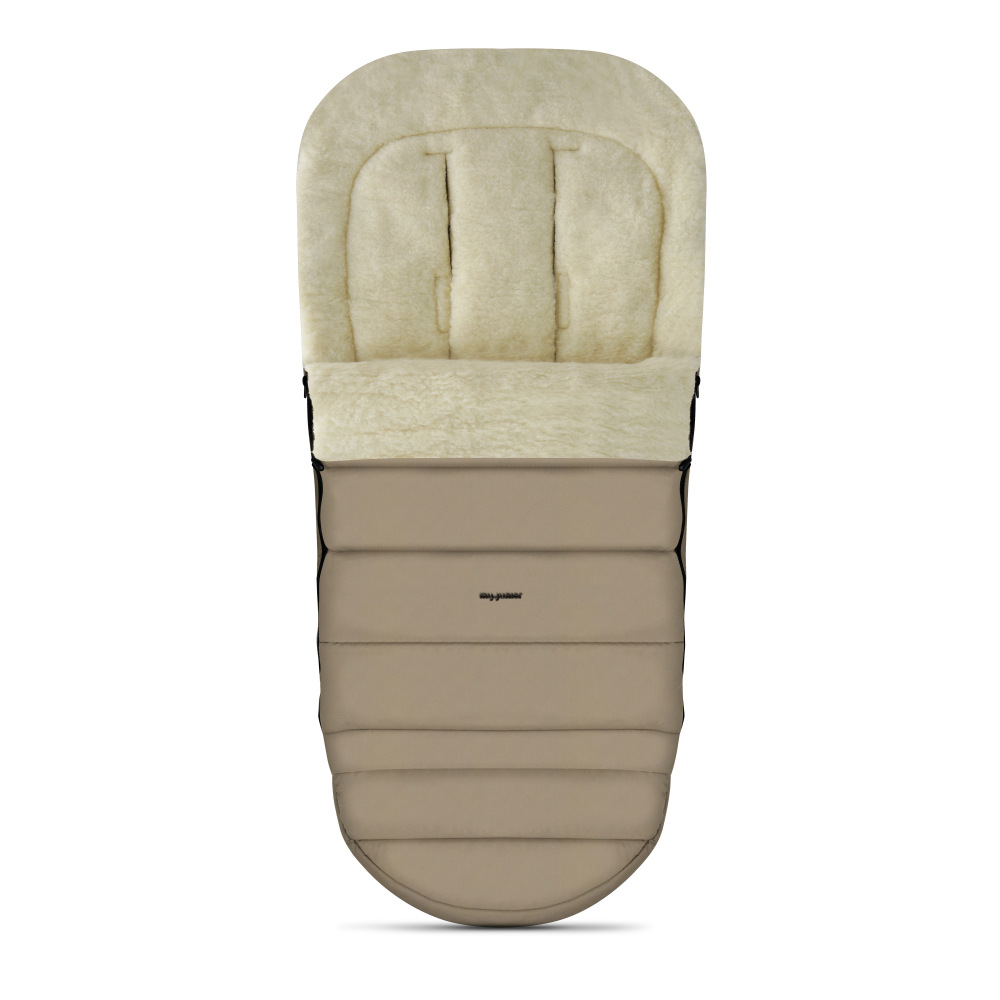 my junior® ThermoWool 3in1 Fußsack – Warm, vielseitig & sicher für Babywanne, Babyschale & Sportsitz