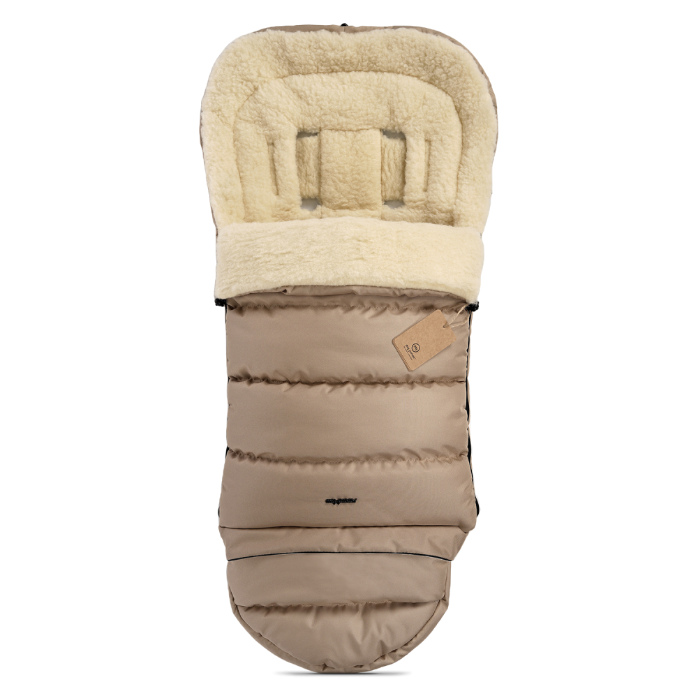 my junior® ThermoWool 3in1 Fußsack – Warm, vielseitig & sicher für Babywanne, Babyschale & Sportsitz