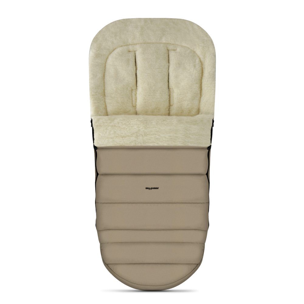my junior® ThermoWool 3in1 Fußsack – Warm, vielseitig & sicher für Babywanne, Babyschale & Sportsitz