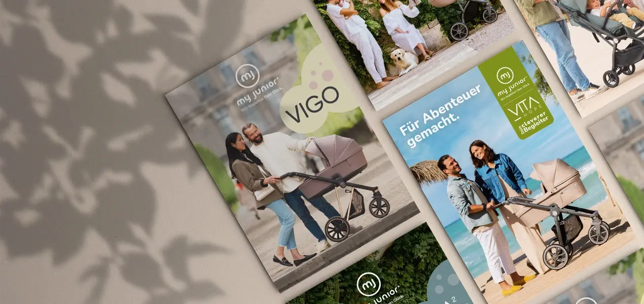 my junior® Kinderwagen Lookbooks - Stoffmuster