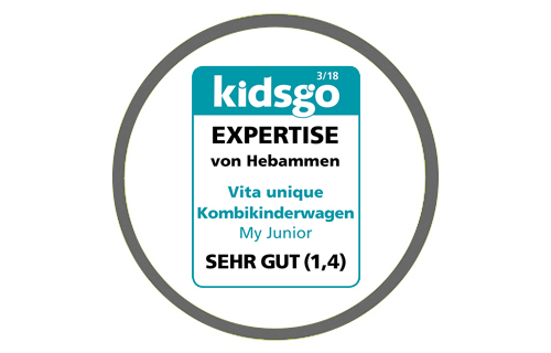 my junior® Kinderwagen Kidsgo Test