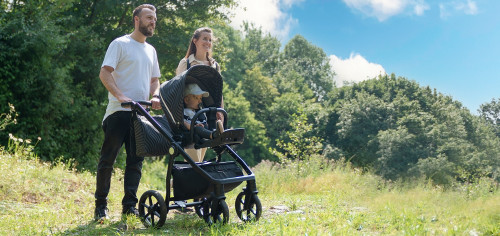My Junior Kinderwagen Mit Deinem Outdoor-Kinderwagen in die Natur | my junior®