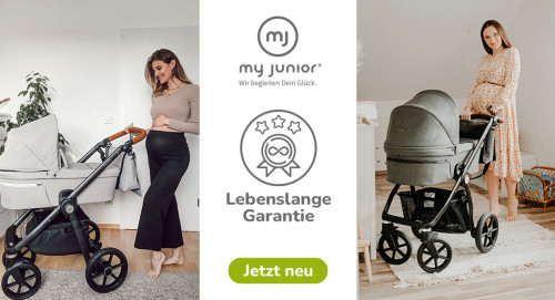 My Junior Kinderwagen Communiqué de presse : garantie à vie | my junior® poussettes