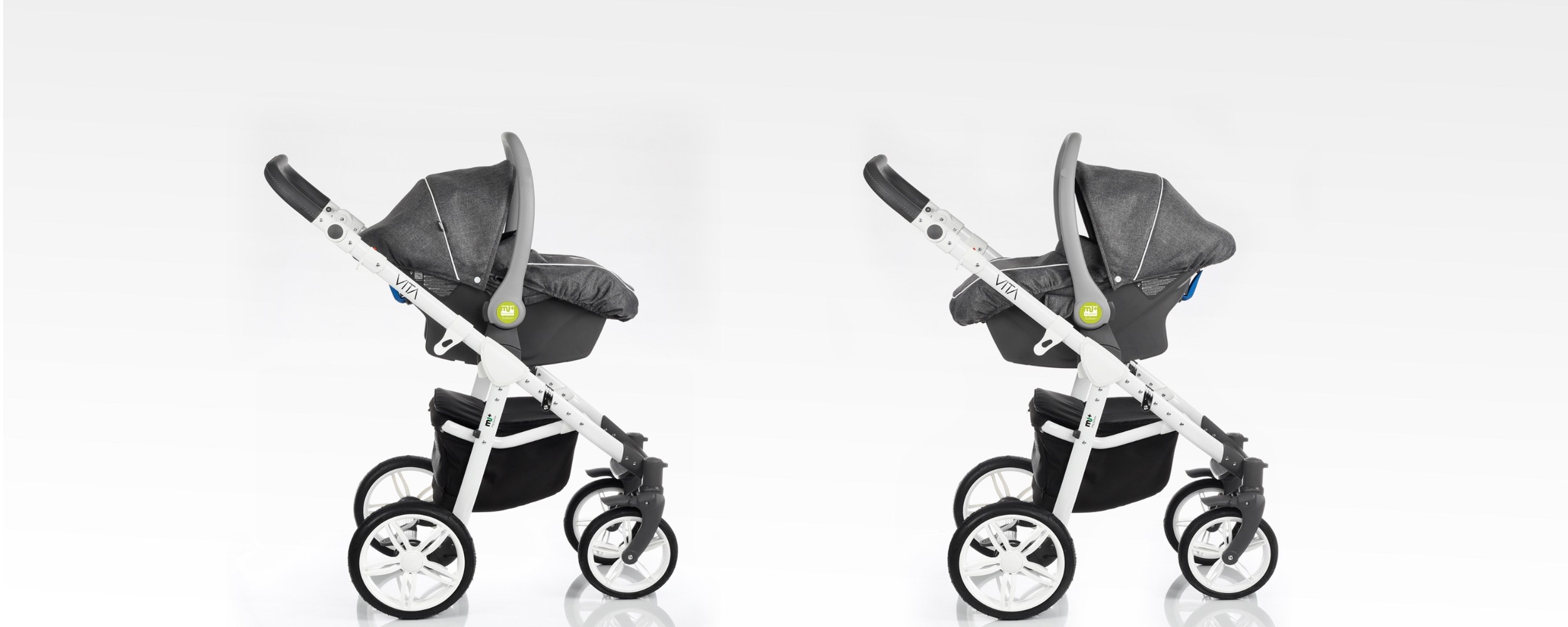 My Junior Kinderwagen Babyschale die Welt entdecken