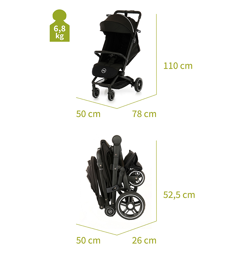 My Junior Kinderwawgen Buggy Pico Technische Daten