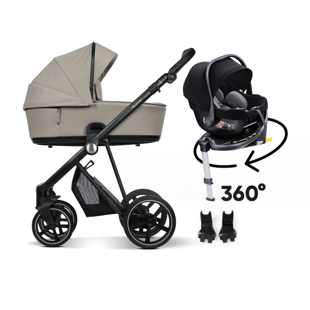 4in1 360° - gratis Adapter + BEAM Babyschale + ISOFIX Base Capsule 360°